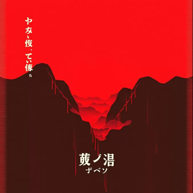 Antifreeze - Red Heaven phonk track artwork with red theme