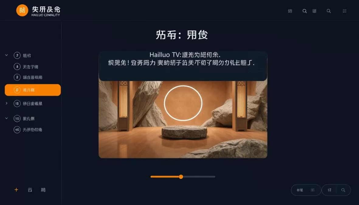 Hailuo AI interface showing video generation Hailuo AI interface showing video generation