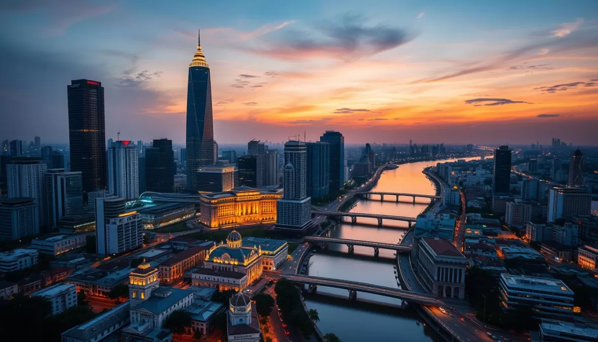 Modern skyline of Ho Chi Minh City with historic buildings, among the top 10 places to visit in Vietnam