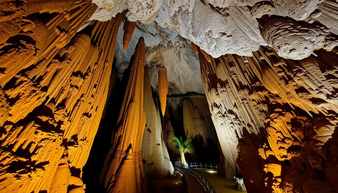 Stunning cave formations in Phong Nha-Ke Bang National Park, a top 10 place to visit in Vietnam