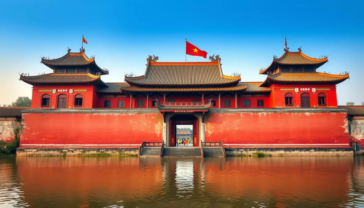 The Imperial Citadel in Hue with traditional Vietnamese architecture, among the top 10 places to visit in Vietnam