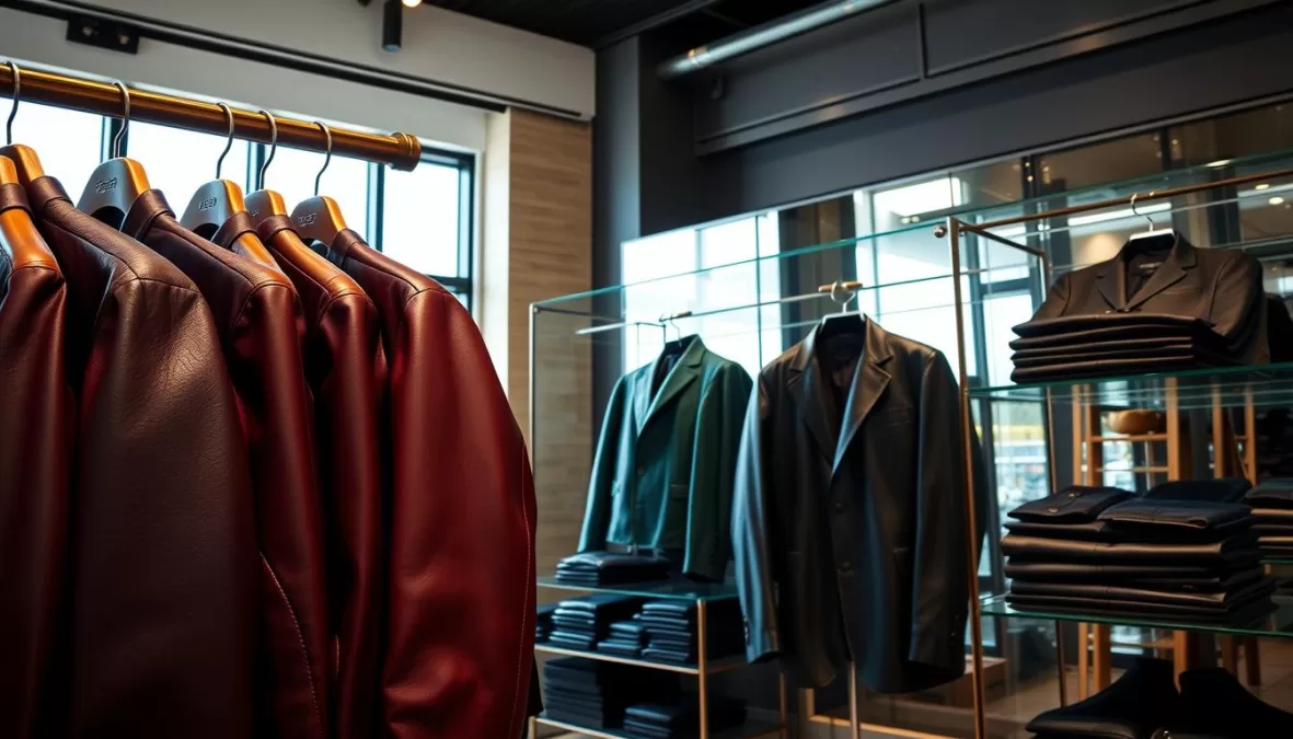 luxury leather jacket collection