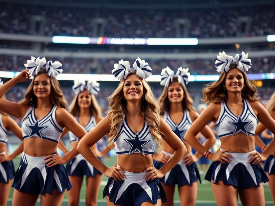 America's Sweethearts: Dallas Cowboys Cheerleaders team performance scene