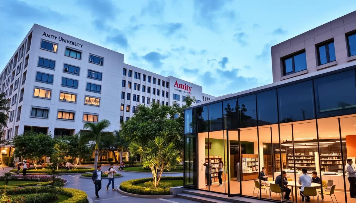 Amity University Mumbai campus with AI research center