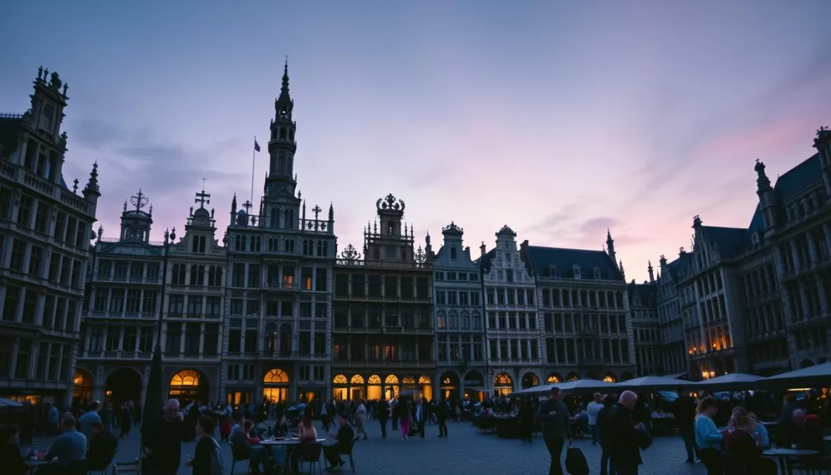 Brussels Grand Place showing Belgium's architectural beauty and cultural richness as one of the best countries to live and work