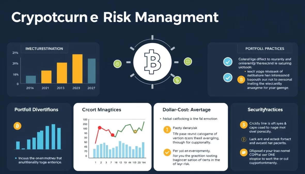 Cryptocurrency risk management visualization showing diversification strategy for best crypto to buy now 2025