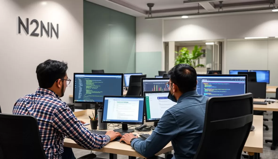 N2N Systems developers working on web development projects in Delhi
