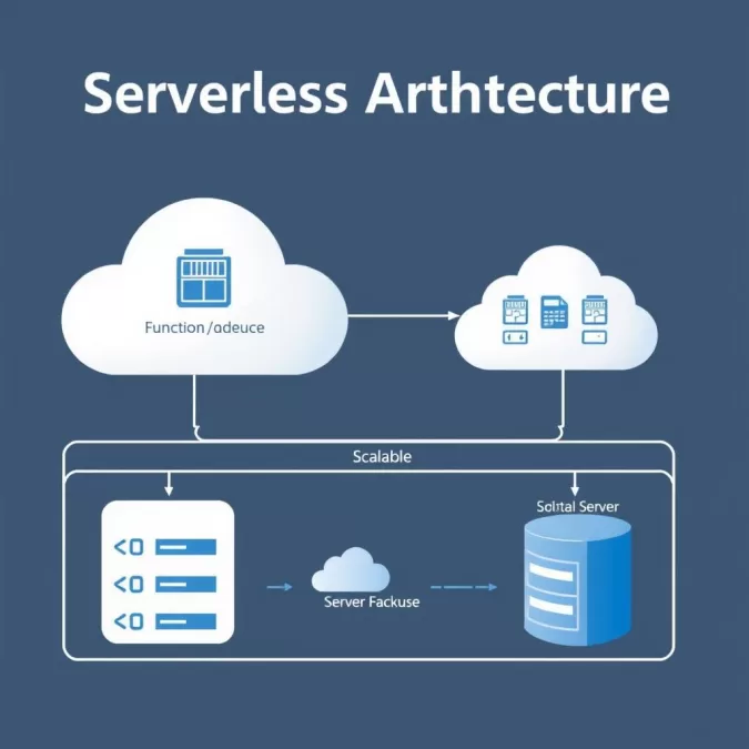 Serverless architecture illustration