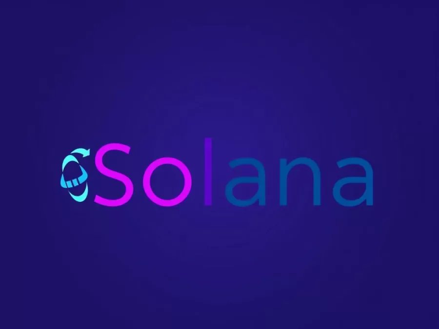 Solana logo with speed visualization showing SOL as best crypto to buy now 2025