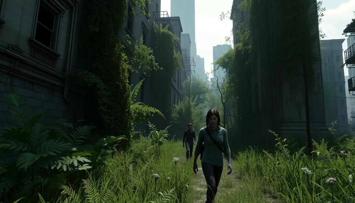 The Last of Us showing Joel and Ellie in a post-apocalyptic setting, among the top 10 video games of all time