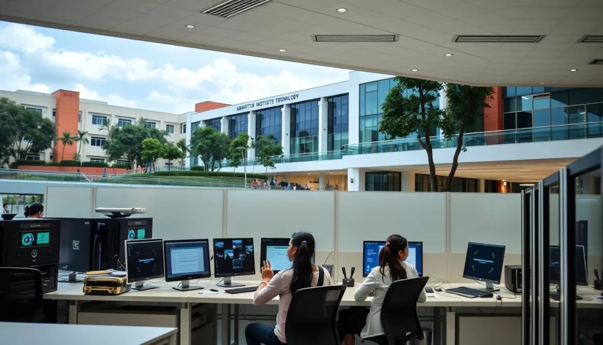 Usha Mittal Institute of Technology campus with AI facilities