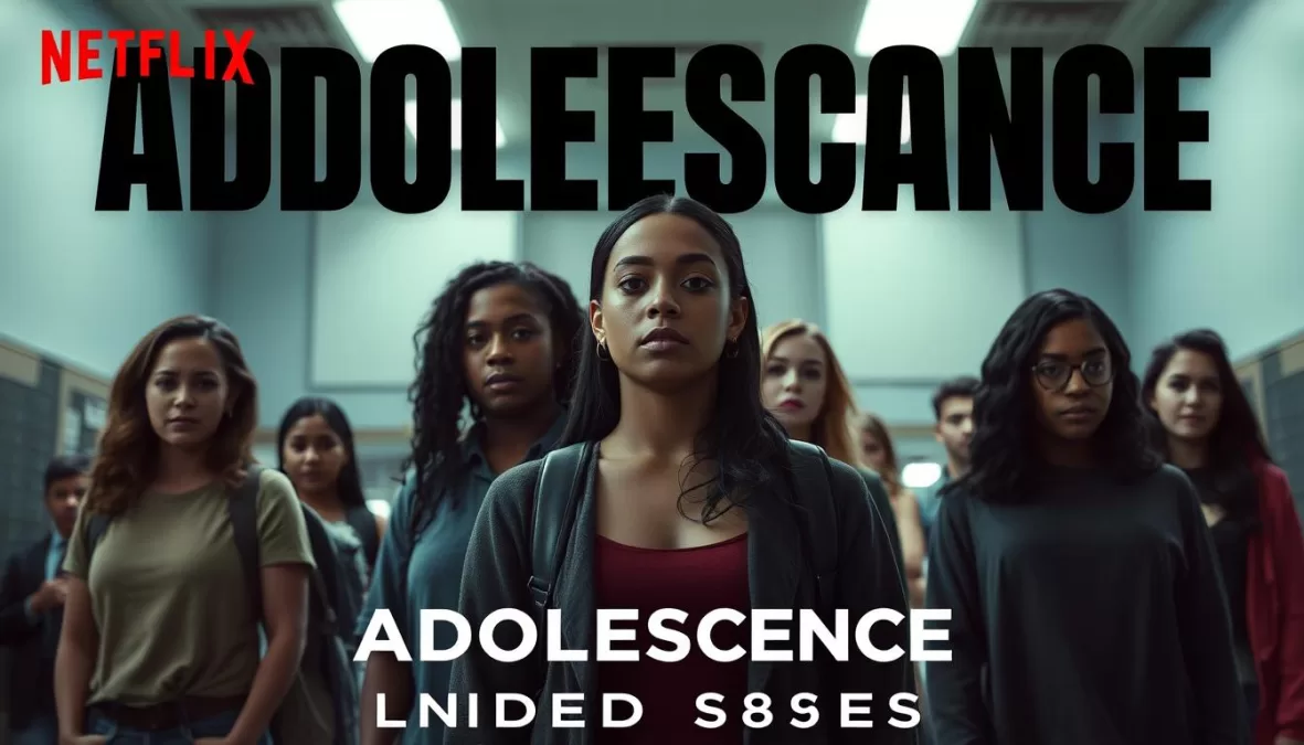 Adolescence limited series on Netflix showing young adults navigating complex social situations - Most-Watched TV Series 2024-25