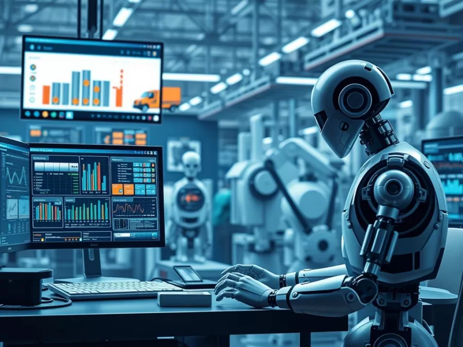 Agentic AI system autonomously performing multiple tasks without human intervention