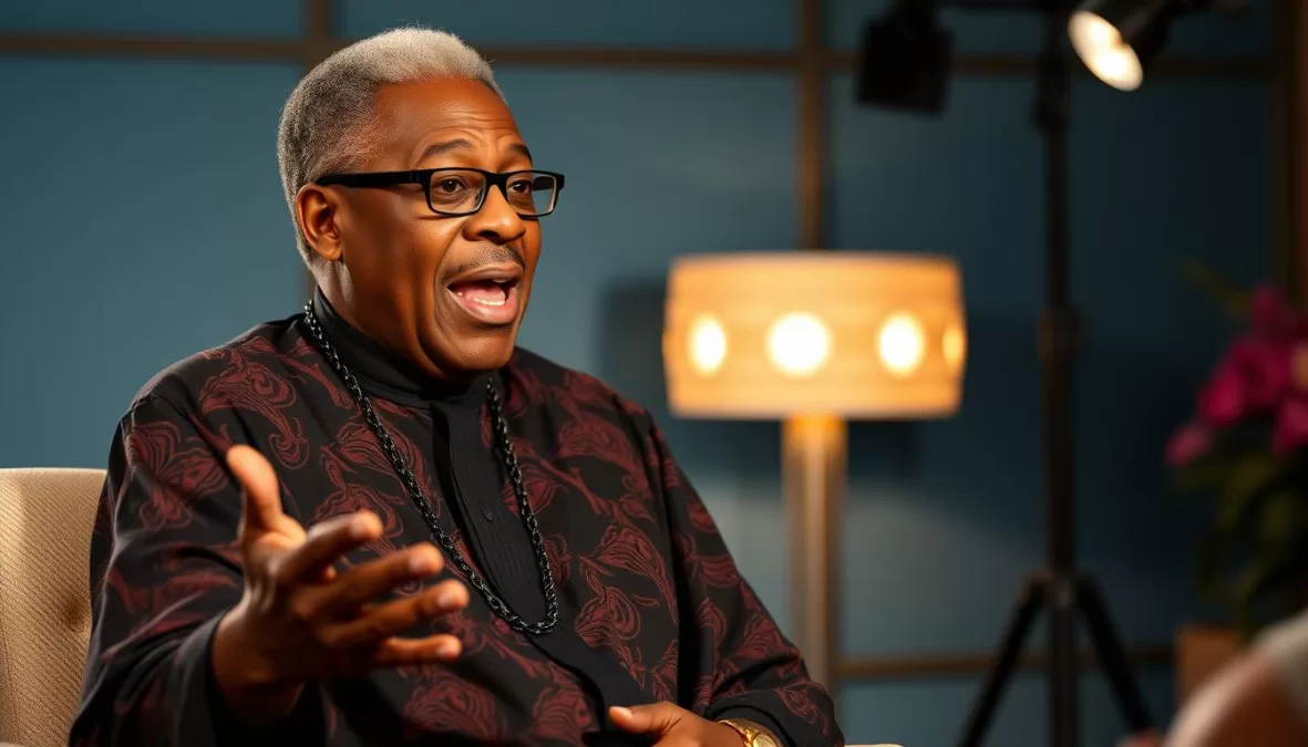 André Leon Talley speaking passionately about fashion history