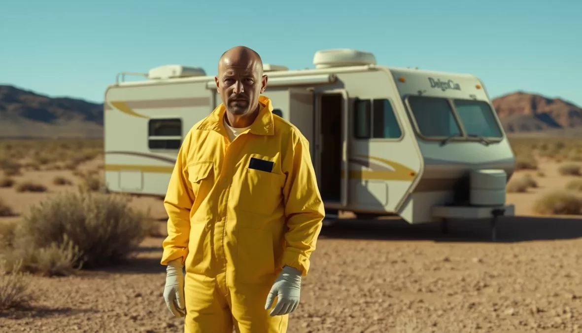 Breaking Bad - Walter White and Jesse Pinkman from the Top 10 TV Series with the Highest IMDb Ratings of All Time