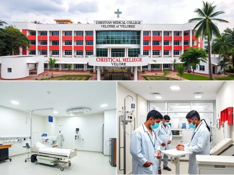 Christian Medical College in Vellore, one of the best cancer hospitals in India 2025