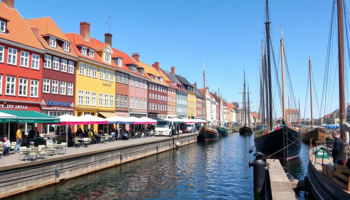 Copenhagen's colorful Nyhavn harbor with historic buildings, showing Denmark as one of the safest countries to travel in 2025