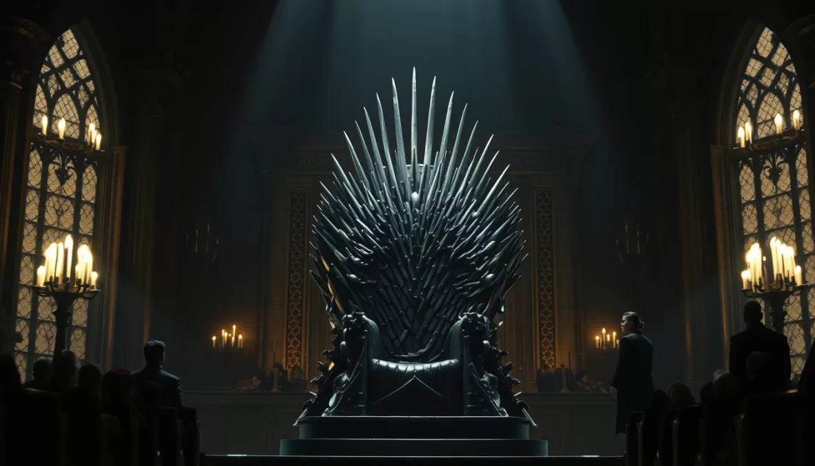 Game of Thrones - Iron Throne scene from the Top 10 TV Series with the Highest IMDb Ratings of All Time