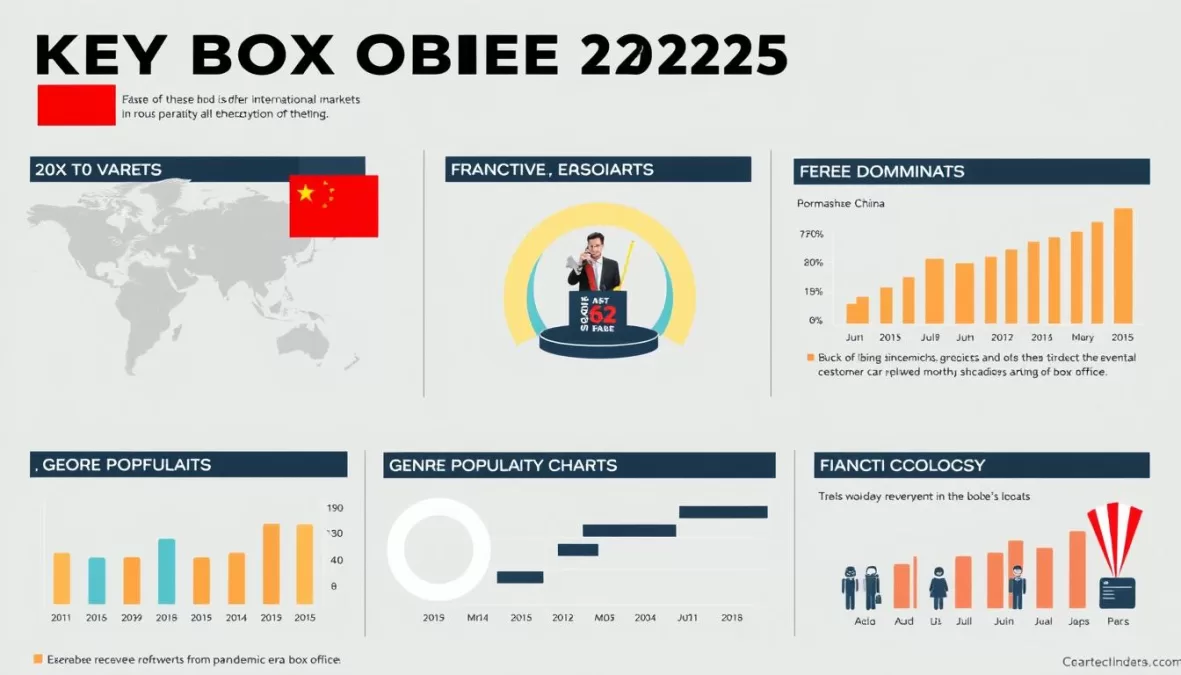Infographic showing box office trends for highest-grossing movies of all time 2025