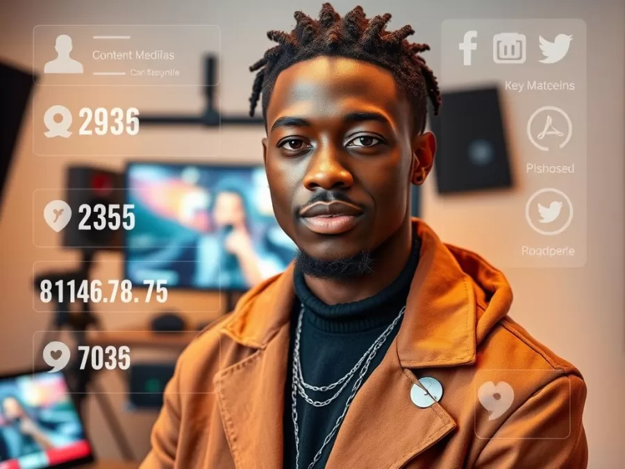 Kai Cenat 2025 social media stats showing his dominant presence across streaming platforms