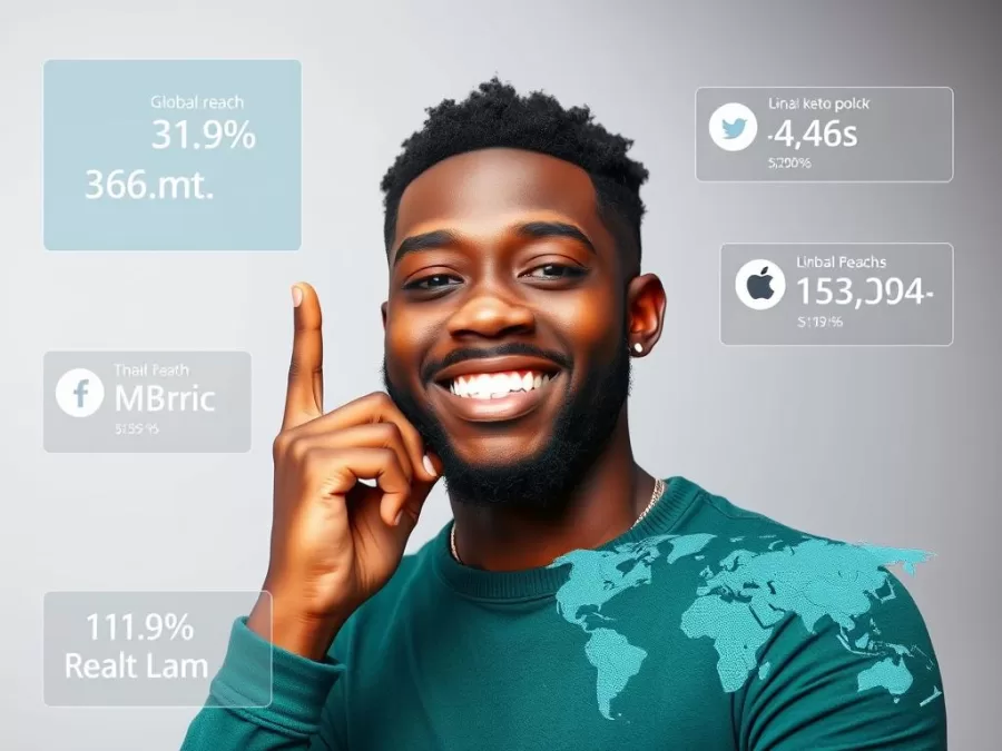 Khaby Lame 2025 social media stats showcasing his universal appeal and silent comedy impact
