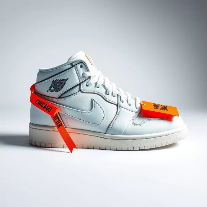 Off-White x Nike Air Jordan 1 'Chicago' sneaker