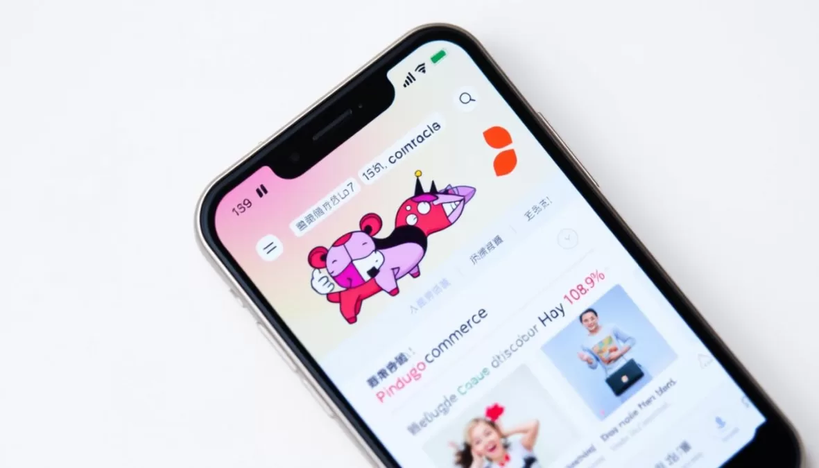 Pinduoduo mobile app interface showing social commerce features of the fourth fastest-growing company of 2025