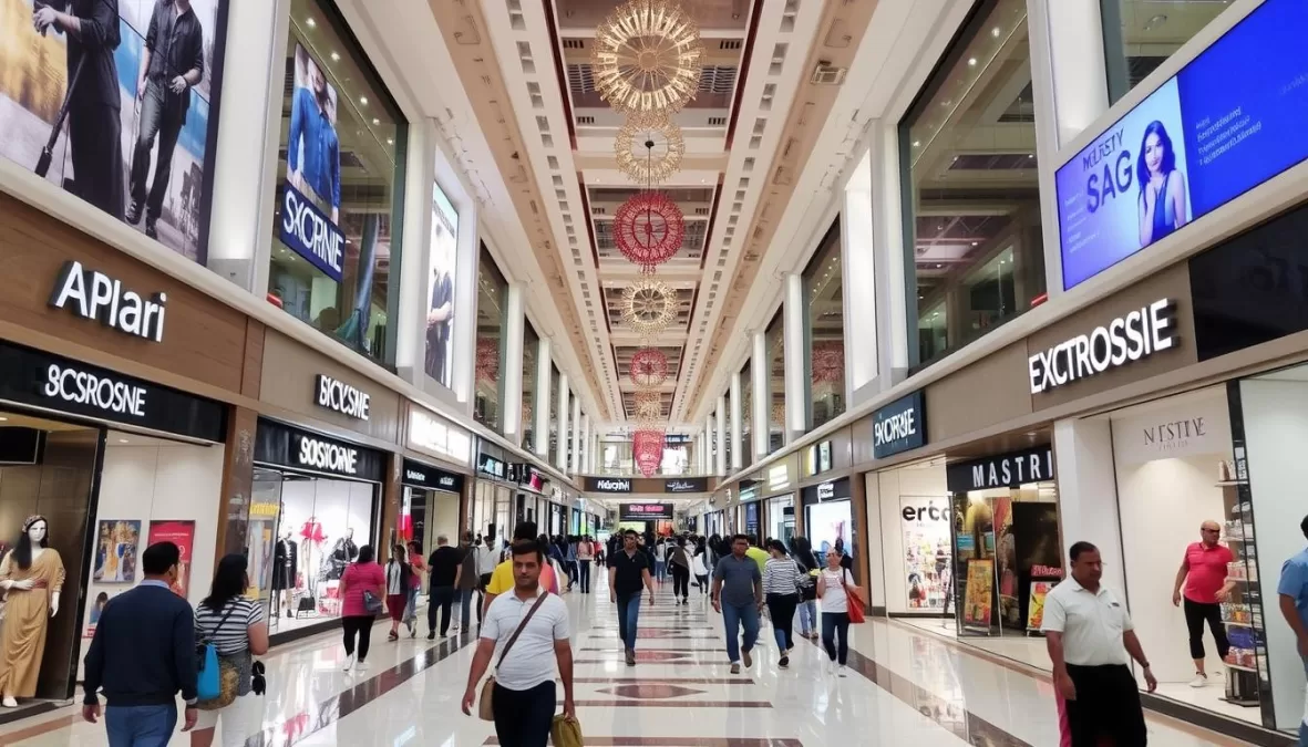 Retail corridor at Mantri Square Mall Bangalore, completing the top 10 biggest malls in India 2025 list