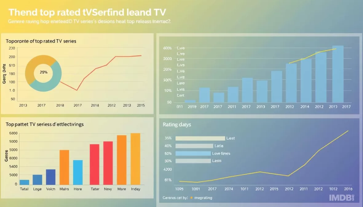 TV viewing trends graph showing the Top 10 TV Series with the Highest IMDb Ratings of All Time