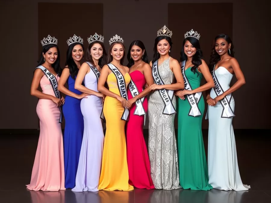 Venezuelan beauty pageant winners celebrating their country's remarkable success in international competitions