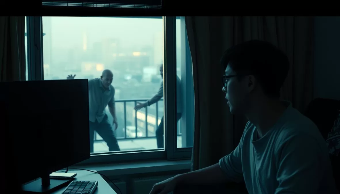 Yoo Ah-in as a video game streamer trapped in his apartment during a zombie outbreak in #Alive
