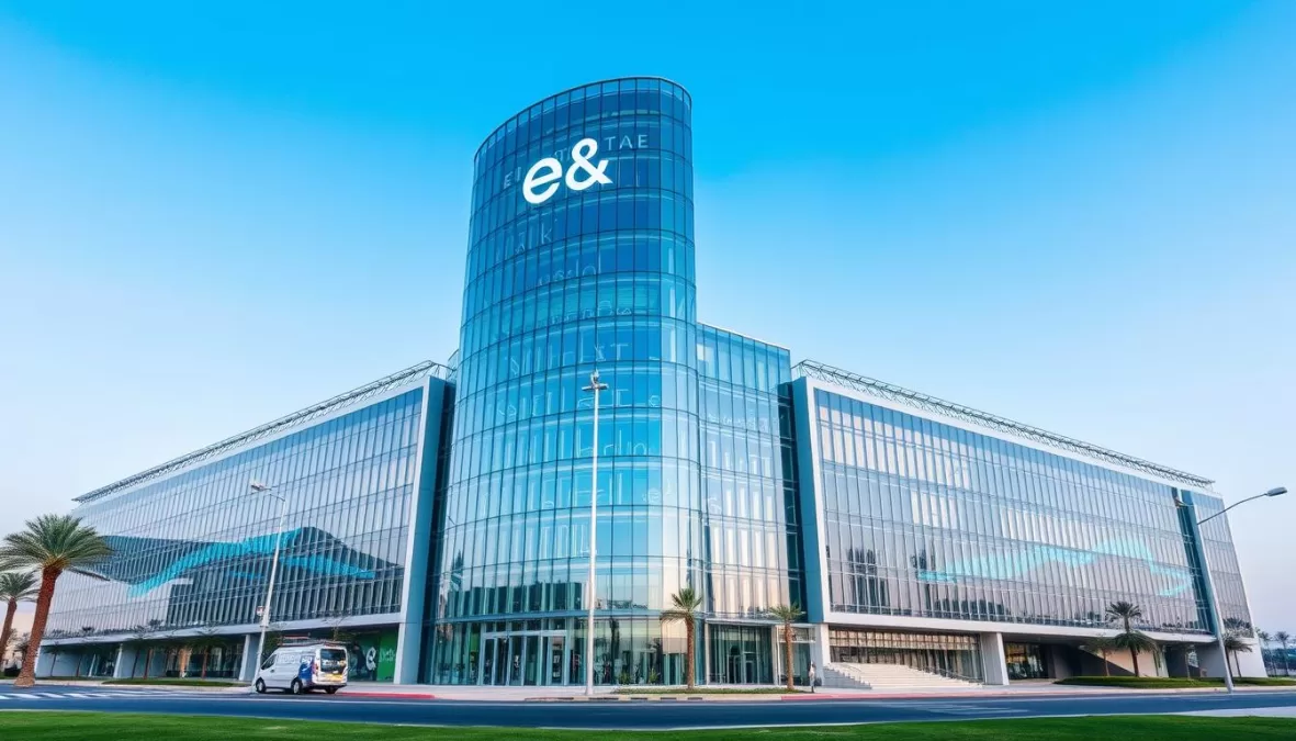 e& (formerly Etisalat) corporate headquarters representing the second fastest-growing company of 2025