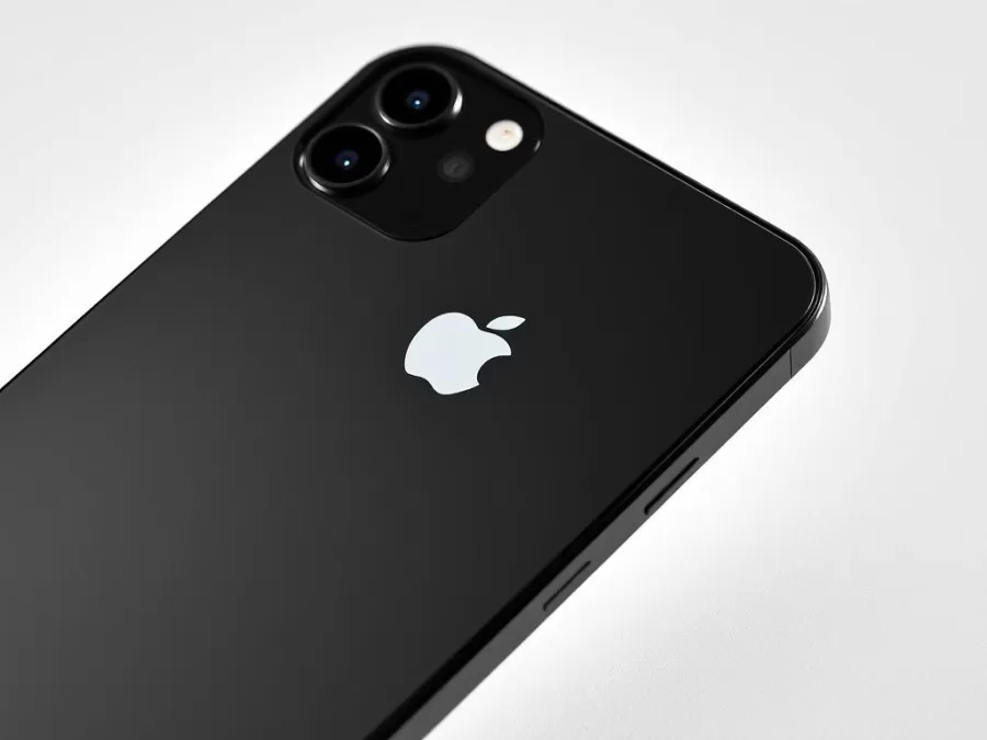 iPhone 17 Pro showing the new part-aluminum, part-glass back design with repositioned Apple logo
