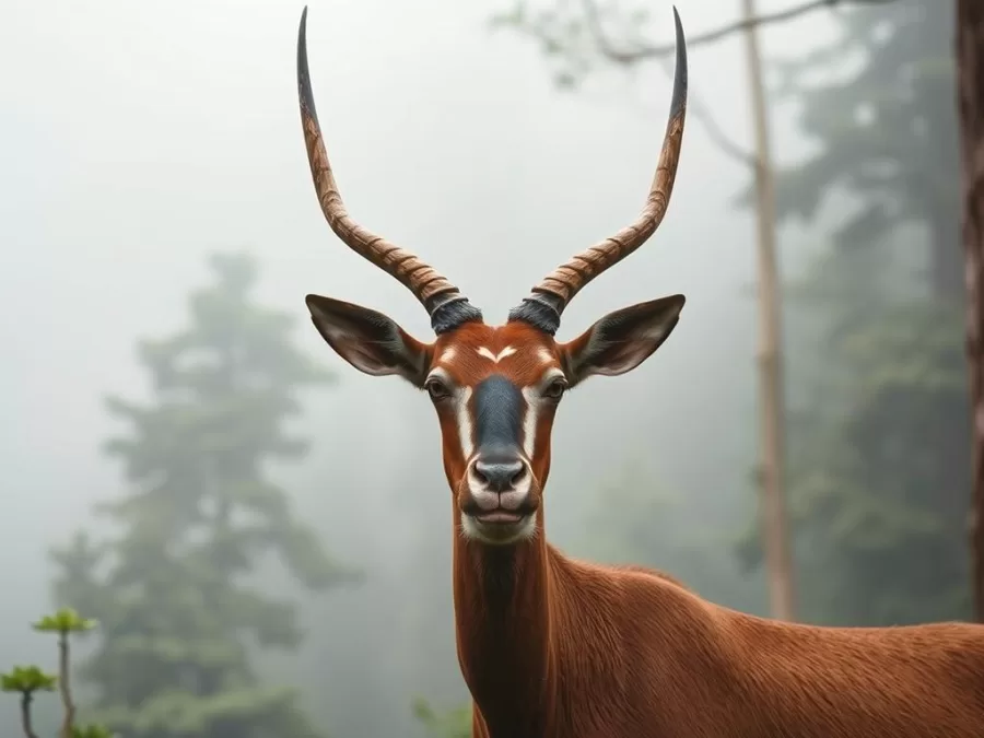 Elusive saola in Vietnamese forest, among the most endangered animals in the world 2025