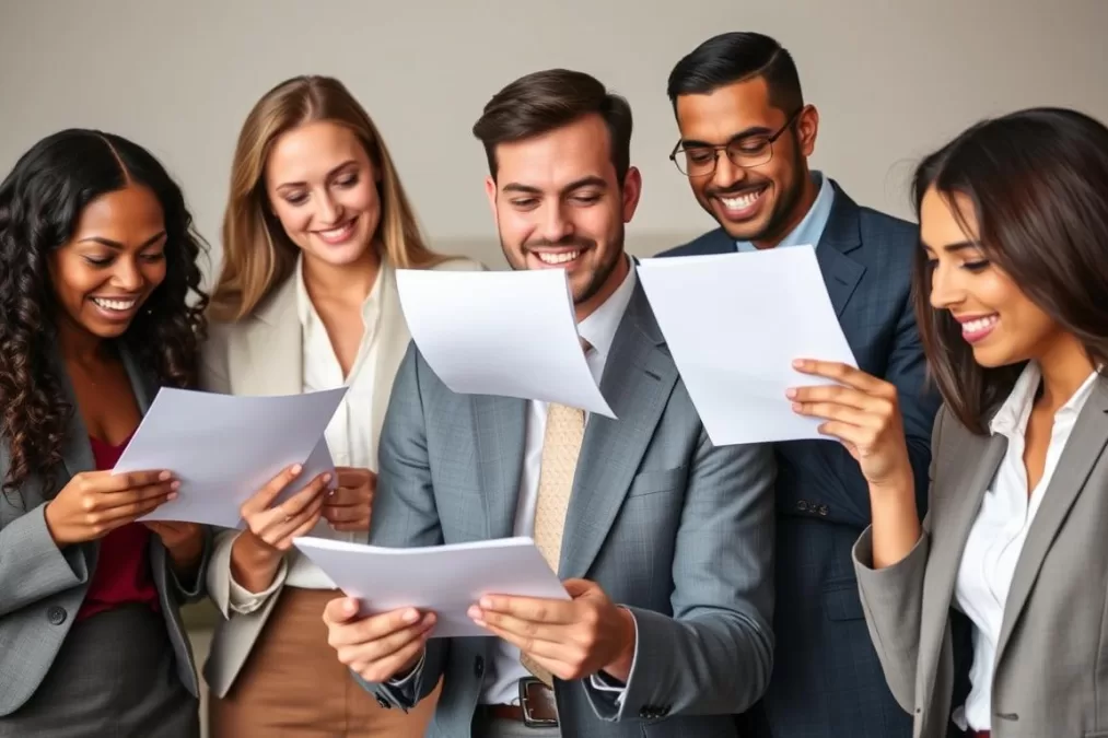 H-1B visa holders reviewing immigration documents with relief after White House clarification