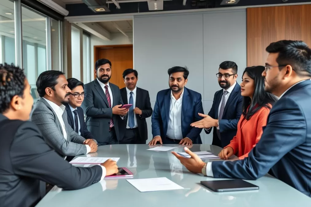 Indian professionals in leadership roles at U.S. company