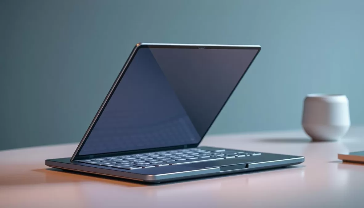 Samsung Galaxy Book5 Pro showing its ultra-thin profile and premium design