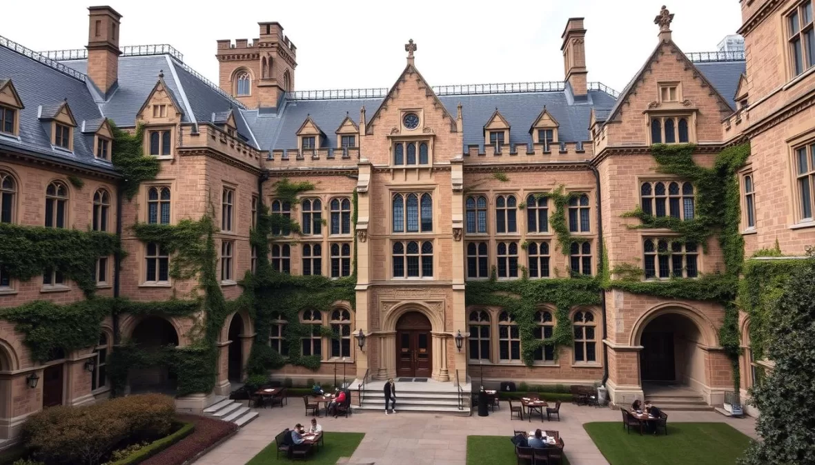 Yale Law School's Gothic architecture, consistently ranked among the top 10 best law schools in the world