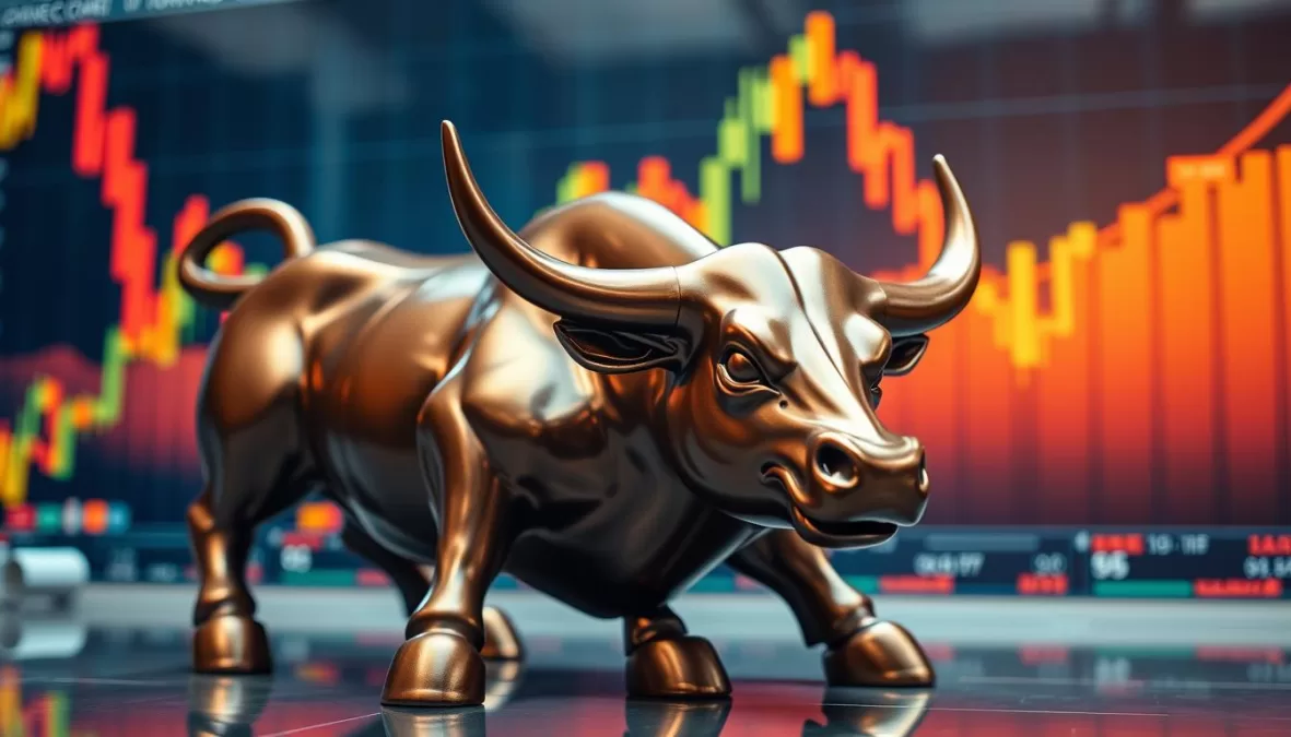 Bull market concept image representing best stocks to buy November 2025