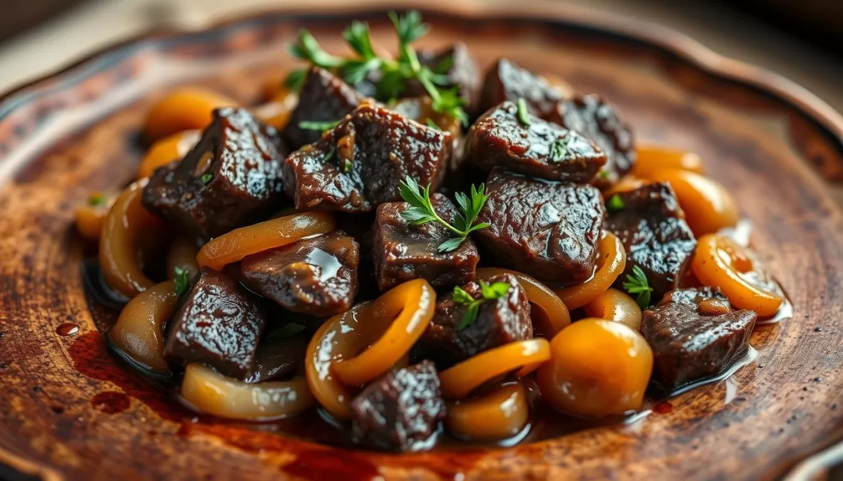 Cooked liver with onions, representing one of the top 10 most nutritious foods in the world