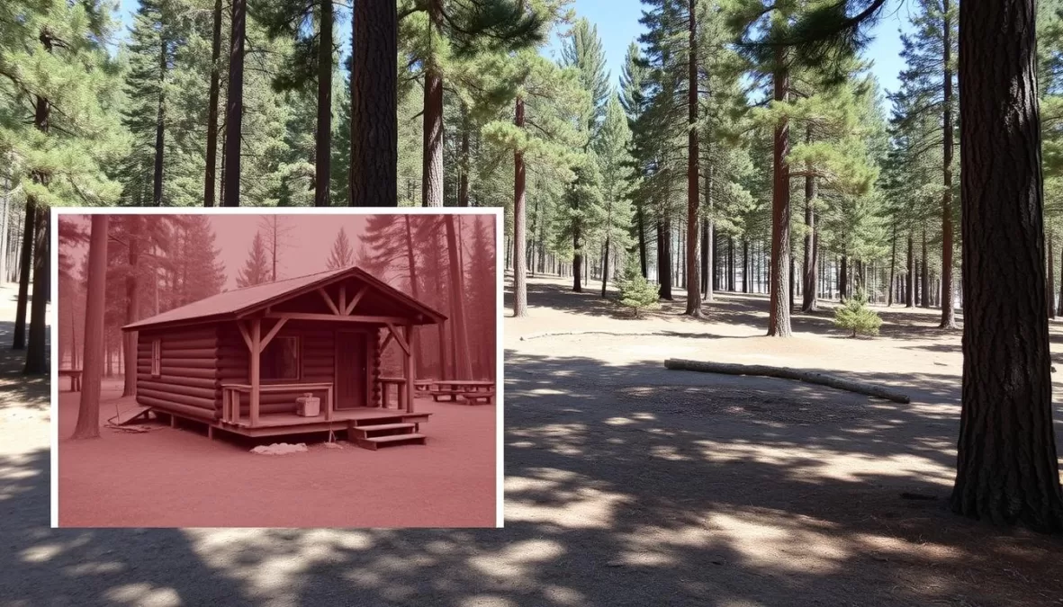 Keddie Resort Cabin 28 in California, site of the brutal 1981 quadruple murder