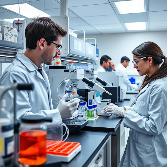 Merck pharmaceutical research facility and product pipeline visualization