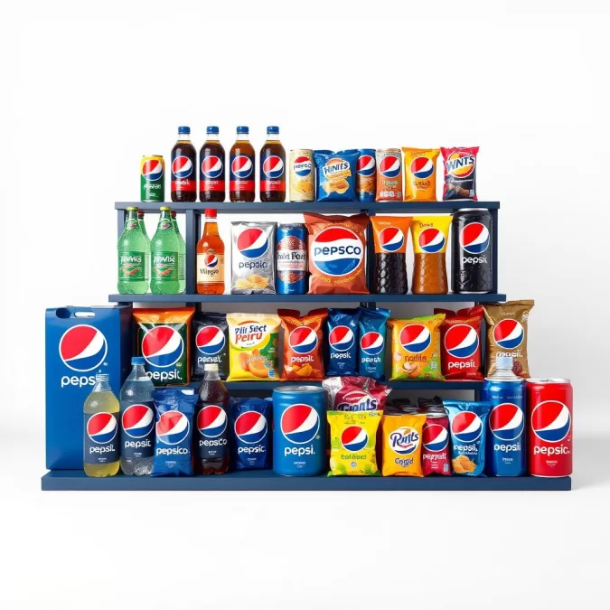 PepsiCo product portfolio and distribution network visualization