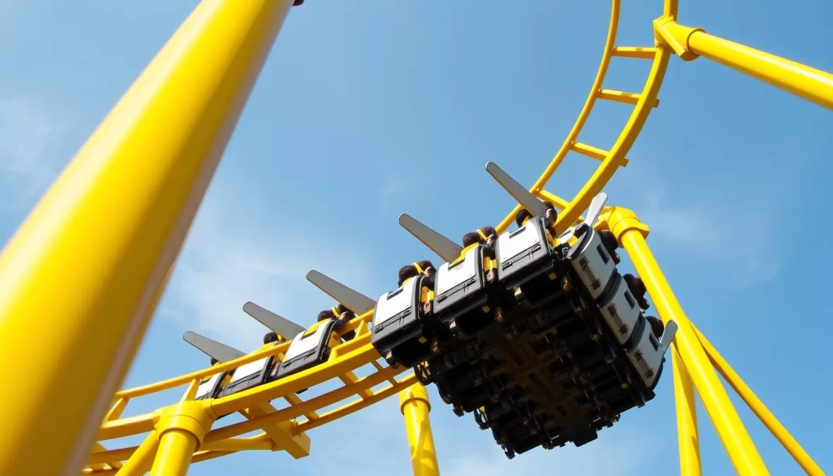 Skyrush's extreme airtime and wing seating creating a feeling of insecurity