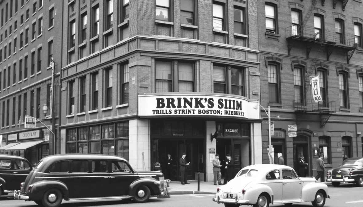 The Brink's building in Boston's North End where thieves executed the perfect robbery in 1950, stealing $2.7 million