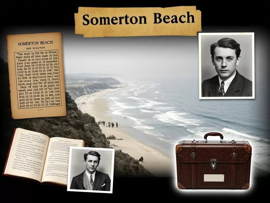 The Somerton Man case evidence including the mysterious code and beach location