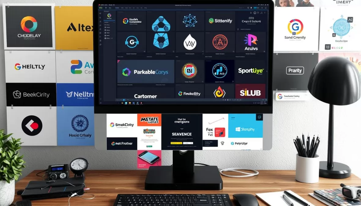 AI-generated graphic designs for marketing materials for Top 10 side hustles with AI 2025