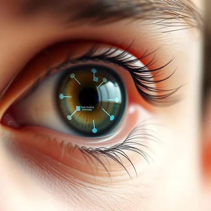 AR Contact Lenses providing augmented reality directly on the eye, featured in Top 10 Tech Products to Watch in 2026