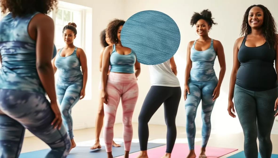 Beyond Yoga's inclusive sizing and ultra-soft Spacedye fabric showcased on diverse models, highlighting their position among the top 10 yoga brands in the world 2026