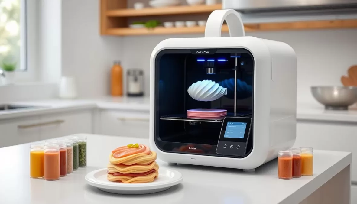 BioPrint Kitchen System with food printing capabilities, featured in Top 10 Tech Products to Watch in 2026